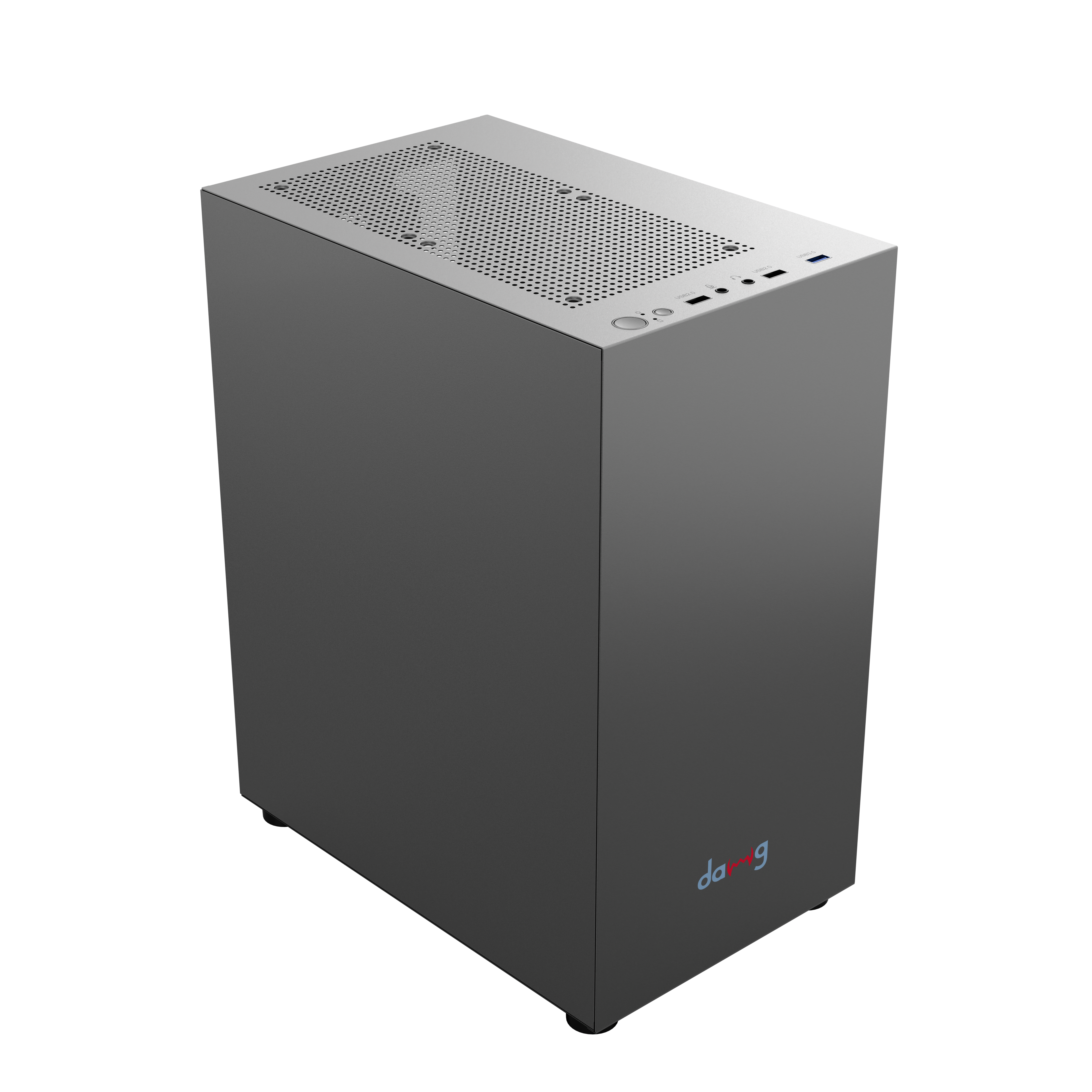 daWg v110 grey mini tower chassis , with glossy finish