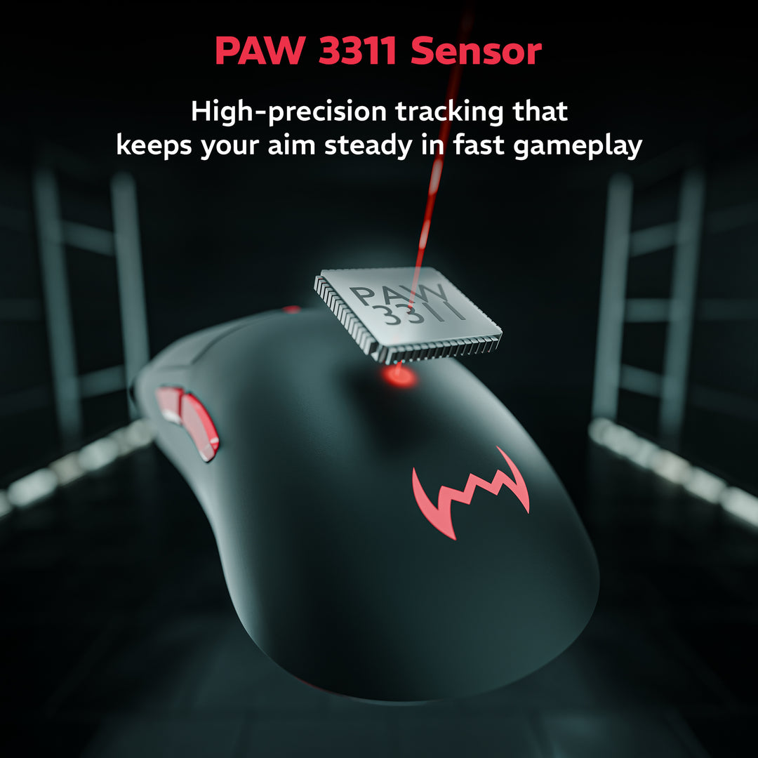 Wired Mouse with PAW Sensors & Huano Switches | daWg
