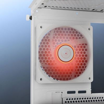 daWg X 430 white Mid tower Chassis rear cooling fan for efficient cooling