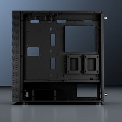 daWg X490 full tower chassis side view design