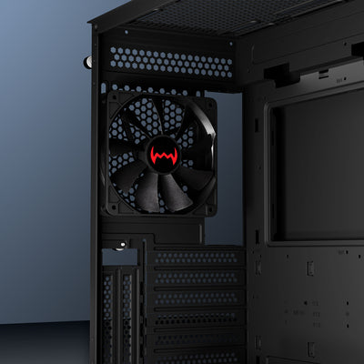 daWg X490 full tower chassis 120mm rear fan