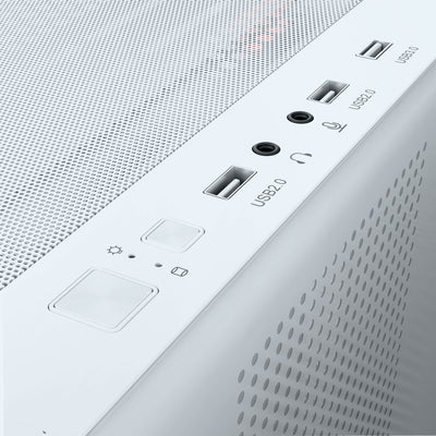 daWg X 540 Black full tower Chassis , input ports of chassis